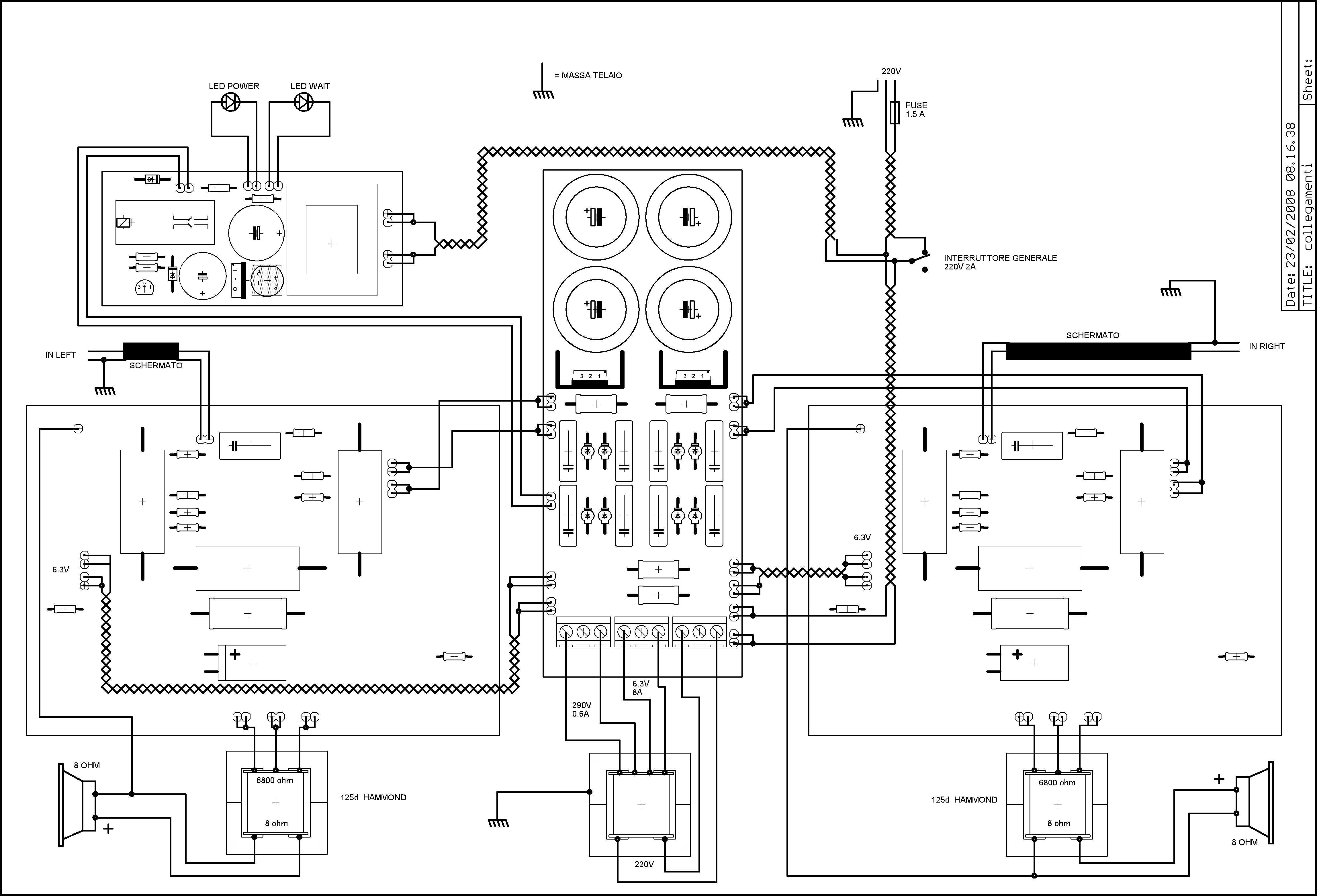 AMPLIFICATORE CON EL34